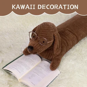 Dachshund som hundgosedjur, lång kroppskudde med söt och rolig stil, 50–110 cm 9 Dachshund som hundgosedjur, lång kroppskudde med söt och rolig stil, 50–110 cm