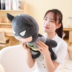 Batman gosedjur som plyschkudde i tecknad anime-stil från The Dark Knight, 30–45 cm