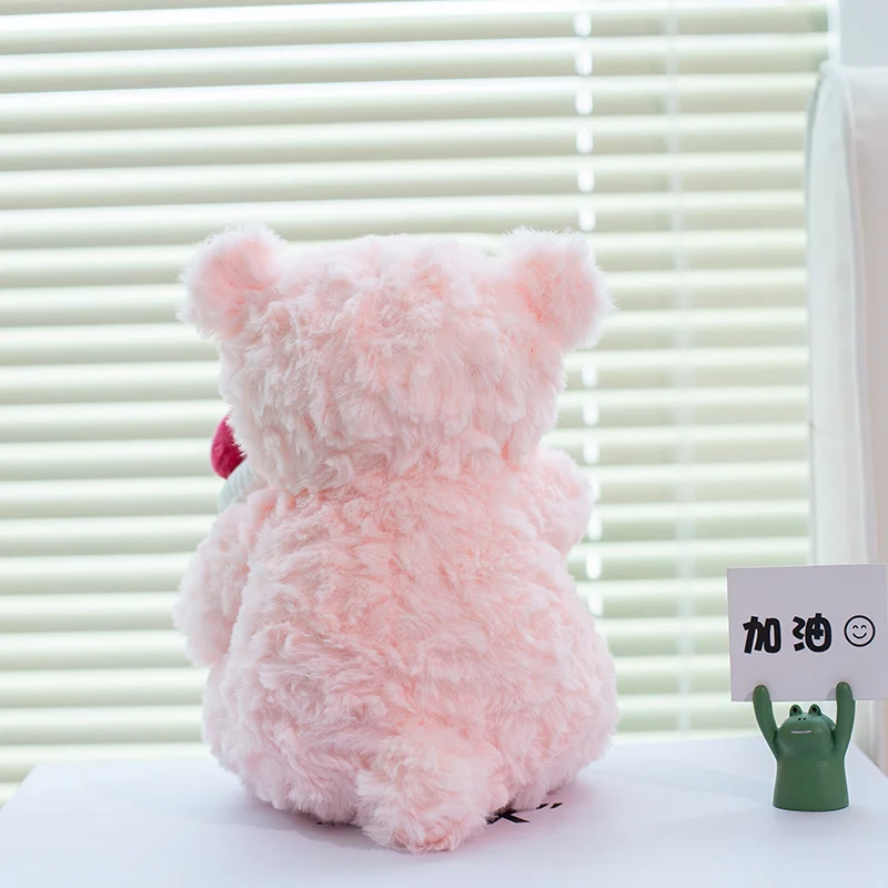 25 cm rosa kawaii björn gosedjur med kakmotiv, kramleksak och födelsedagspresent 6 25 cm rosa kawaii björn gosedjur med kakmotiv, kramleksak och födelsedagspresent - Bild 6