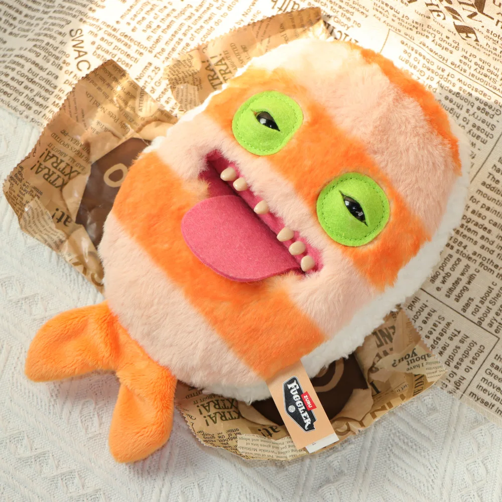 Hund gosedjur som Fuggler-monster, fult matmotiv med pizza, glass och hamburgare 4 Hund gosedjur som Fuggler-monster, fult matmotiv med pizza, glass och hamburgare - Bild 4