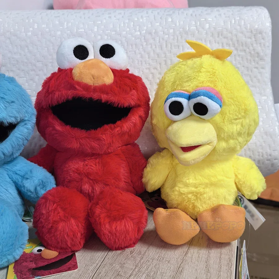 Klassiskt Sesame Street Big Bird gosedjur med Elmo, Cookie Monster och Oscar, 20 cm 4 Klassiskt Sesame Street Big Bird gosedjur med Elmo, Cookie Monster och Oscar, 20 cm - Bild 4