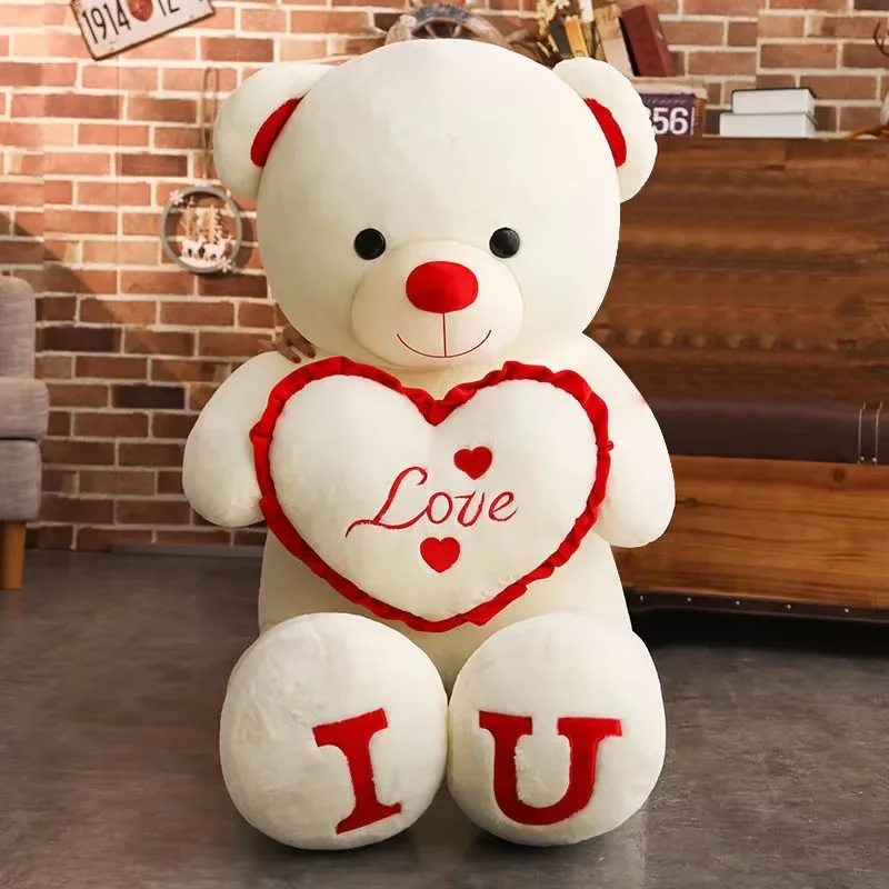 Kawaii björn gosedjur med LOVE-design, stor mjuk kramkudde som present, 80–100 cm 7 Kawaii björn gosedjur med LOVE-design, stor mjuk kramkudde som present, 80–100 cm - Bild 7