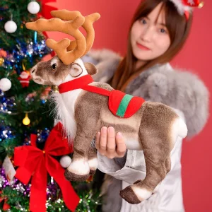 Hjort gosedjur, reindeer naturtrogen renform förgrenade, 35–42 cm 9 Hjort gosedjur, reindeer naturtrogen renform förgrenade, 35–42 cm