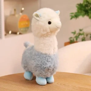 Alpaca gosedjur som mjuk kramkudde, soffkudde i kawaii-stil, plyschkudde, 30 cm