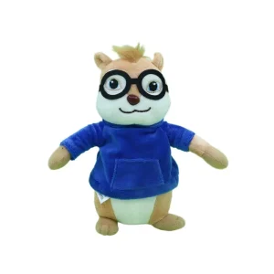 Alvin and the Chipmunks-karaktärer gosedjur, i fluffig kawaii-stil som 3-pack, 20 cm