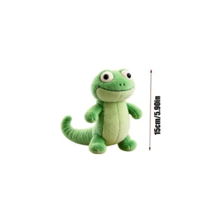 King George Movie-karaktärer gosedjur med realistisk form, grön variant, 25 cm