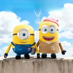 Minioninspirerat monster gosedjur, söt tecknad figur från Big Monster-serien för hemmet
