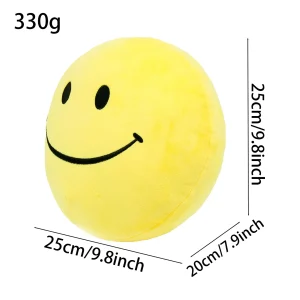 Verity gosedjur som en gul smileyboll med skräckspelsinspirerad karaktärsdesign
