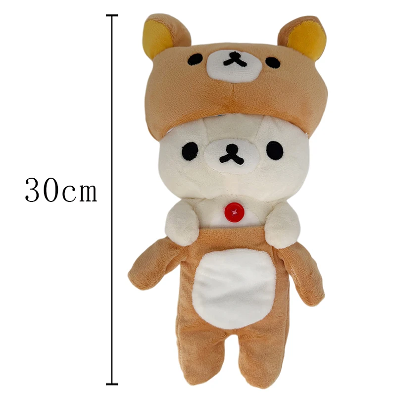 Rilakkuma björn gosedjur i vitt och kawaii-stil för rumsdekoration och födelsedagspresent 11 Rilakkuma björn gosedjur i vitt och kawaii-stil för rumsdekoration och födelsedagspresent - Bild 11