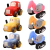 Verklighetstrogna kawaii-gosedjur som traktor och grävmaskin, fordonskuddar för barn 26 Verklighetstrogna kawaii-gosedjur som traktor och grävmaskin, fordonskuddar för barn