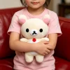 Rilakkuma björn gosedjur i vitt och kawaii-stil för rumsdekoration och födelsedagspresent