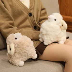 goat gosedjur i kawaii-stil med tecknad design, mjuk sovkompis och julklapp för barn 13 goat gosedjur i kawaii-stil med tecknad design, mjuk sovkompis och julklapp för barn