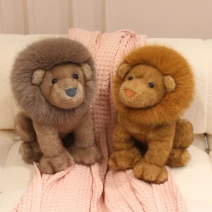 Lejon gosedjur från Lion King, mjuk kudde med gyllene man för barn, 35–45 cm