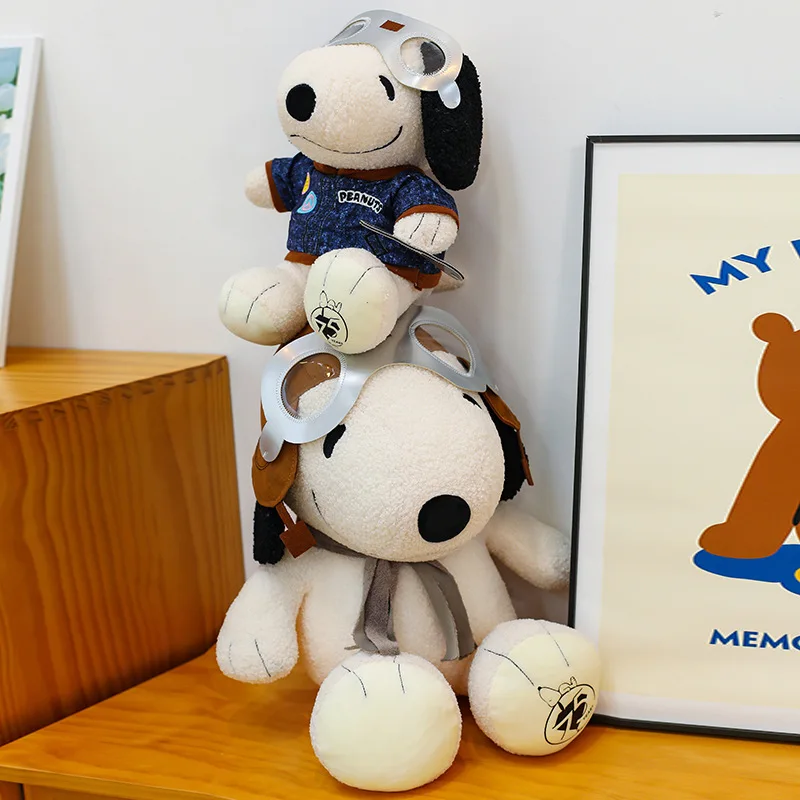 Snoopy panda gosedjur och plyschkudde med pilot- eller reparatörsmotiv i kawaii-stil 2 Snoopy panda gosedjur och plyschkudde med pilot- eller reparatörsmotiv i kawaii-stil - Bild 2