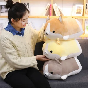 Söt kawaii corgi-valp, hund gosedjur som kudde och hemdekoration för barn, 30 cm 14 Söt kawaii corgi-valp, hund gosedjur som kudde och hemdekoration för barn, 30 cm