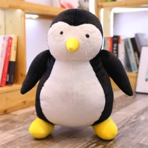 Friends Hugsy pingvin gosedjur för fans, Joeys vän med avtagbara kläder, 27–47 cm 12 Friends Hugsy pingvin gosedjur för fans, Joeys vän med avtagbara kläder, 27–47 cm
