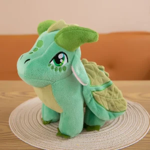 Drake gosedjur från Wings of Fire i animerad stil som mjuk leksaksfigur, 30 cm