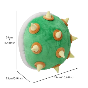 Mjuk Koopa Troopa-docka i kawaii-stil, utformad som ryggsäck och karaktärsväska