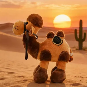 Sött camel gosedjur i tecknad stil, kramkudde för flickors sovrum och heminredning, 30 cm 9 Sött camel gosedjur i tecknad stil, kramkudde för flickors sovrum och heminredning, 30 cm