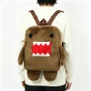Söt brun kawaii-väska med Domo-kun som ryggsäck, tecknad modell, 1, 5 eller 8 st.