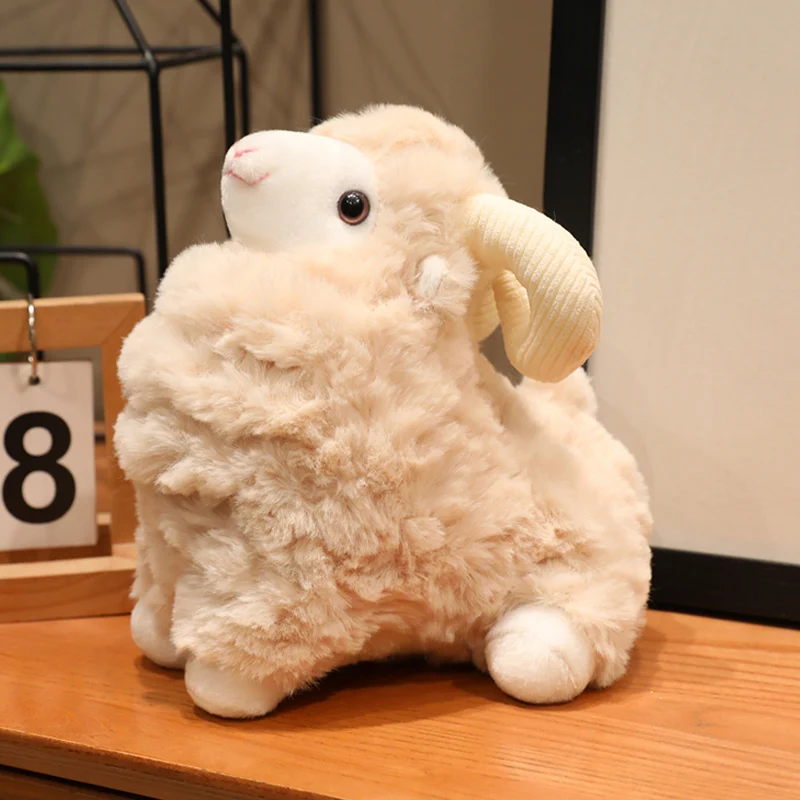 goat gosedjur i kawaii-stil med tecknad design, mjuk sovkompis och julklapp för barn 9 goat gosedjur i kawaii-stil med tecknad design, mjuk sovkompis och julklapp för barn - Bild 9
