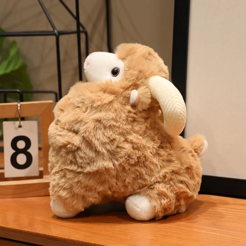goat gosedjur i kawaii-stil med tecknad design, mjuk sovkompis och julklapp för barn 8 goat gosedjur i kawaii-stil med tecknad design, mjuk sovkompis och julklapp för barn - Bild 8