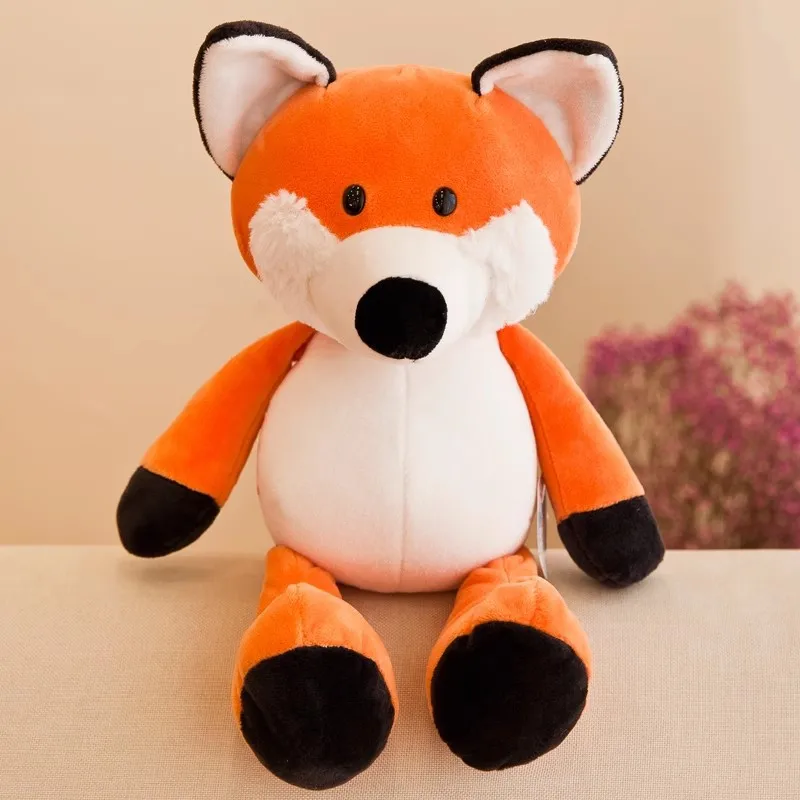 Hund gosedjur i kawaii-stil med djungeldjur som lejon, elefant, tiger, räv, apa och hjort 9 Hund gosedjur i kawaii-stil med djungeldjur som lejon, elefant, tiger, räv, apa och hjort - Bild 9