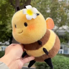 20 cm mjukt bee gosedjur i söt kawaii- och tecknad stil för födelsedag och jul