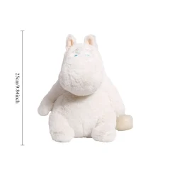 Anka gosedjur som ankakudde, söt och tecknad style, moominsfigur sittande stil, 25 cm