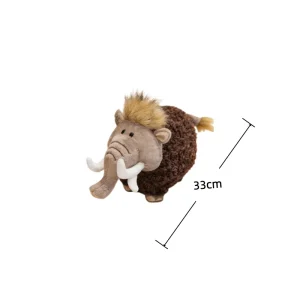 Elefant gosedjur i mammutdesign, klämbart och sött för rum, skrivbord och sömn