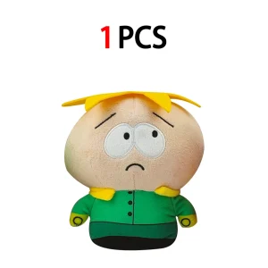 Stan gosedjur från South North Parks, kuddfigur i tecknad stil med Kyle, Kenny och Cartman