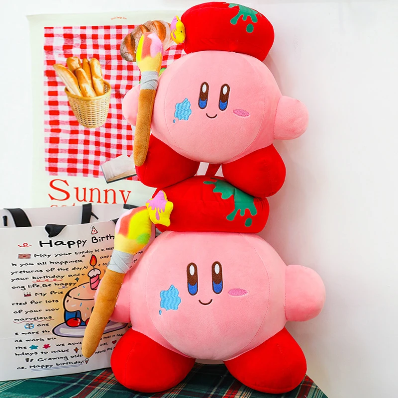Kirby gosedjur 35–55 cm, stort och sött rosa kramgosedjur i tecknad anime-stil för barn 2 Kirby gosedjur 35–55 cm, stort och sött rosa kramgosedjur i tecknad anime-stil för barn - Bild 2
