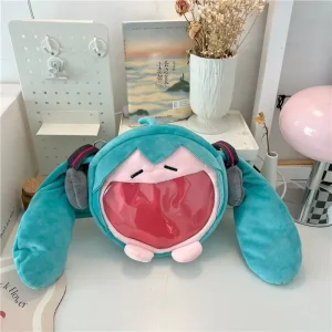 Alternative view of Hatsune Miku axelväska och ryggsäck i söt anime-, kawaii- och tecknad stil för studenter