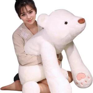Alternative view of Björn gosedjur som söt kramkudde i kawaii-stil med panda, isbjörn och brun björn