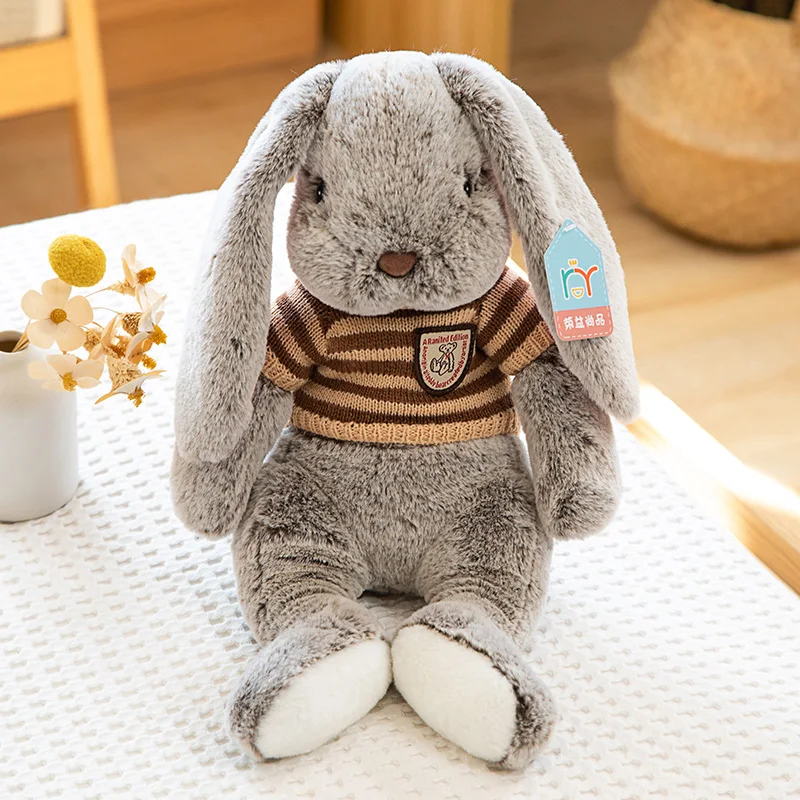 Kawaii kanin gosedjur med långa öron, sovande tecknad kramkudde som födelsedagspresent 20 Kawaii kanin gosedjur med långa öron, sovande tecknad kramkudde som födelsedagspresent - Bild 20