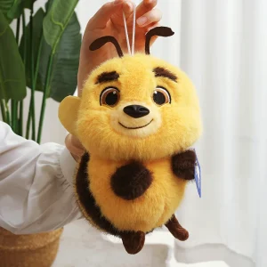 Mjukt och sött bee gosedjur i kuddeform, rolig 25 cm present till födelsedag 9 Mjukt och sött bee gosedjur i kuddeform, rolig 25 cm present till födelsedag