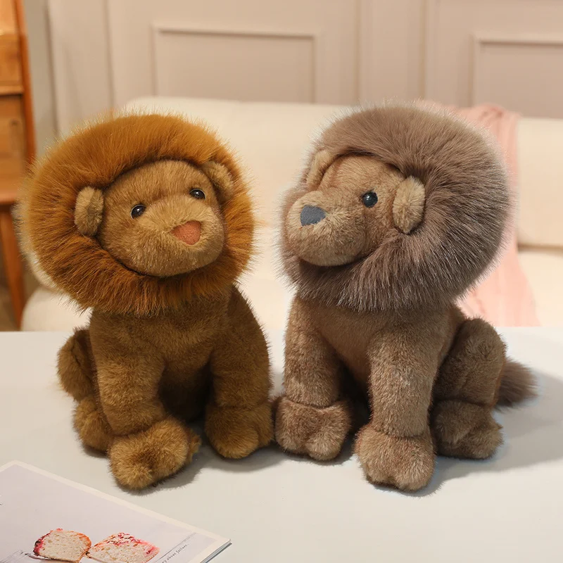 Lejon gosedjur från Lion King, mjuk kudde med gyllene man för barn, 35–45 cm 6 Lejon gosedjur från Lion King, mjuk kudde med gyllene man för barn, 35–45 cm - Bild 6