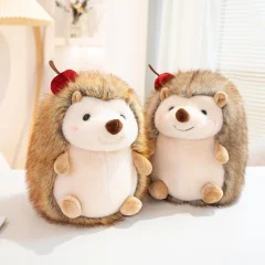 Sött och naturtroget hedgehog gosedjur format som en mjuk plyschkudde, 16–32 cm