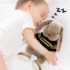 Kawaii kanin gosedjur med långa öron, sovande tecknad kramkudde som födelsedagspresent 25 Kawaii kanin gosedjur med långa öron, sovande tecknad kramkudde som födelsedagspresent