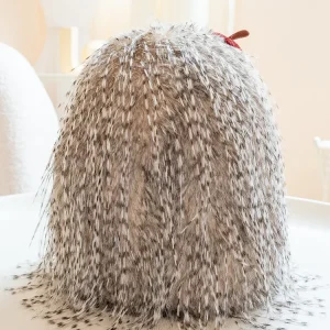 Hedgehog som plyschkudde, Chubby och kawaii, rund hedgehogmotiv long haired, 23–43 cm 13 Hedgehog som plyschkudde, Chubby och kawaii, rund hedgehogmotiv long haired, 23–43 cm