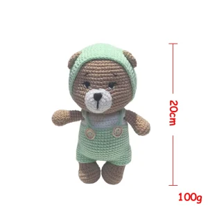 Lejon och elefant gosedjur, Amigurumi och kawaii, handgjord stickad stil handmade 40 Lejon och elefant gosedjur, Amigurumi och kawaii, handgjord stickad stil handmade