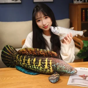 Carp gosedjur som mjuk plyschkudde med naturtrogen, skämtsam fiskdesign, 40–100 cm 15 Carp gosedjur som mjuk plyschkudde med naturtrogen, skämtsam fiskdesign, 40–100 cm