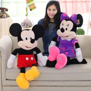 Tecknad Disney mjuk leksak 30 cm med Musse, Mimmi, Långben, Pluto, Kajsa och Kalle Anka