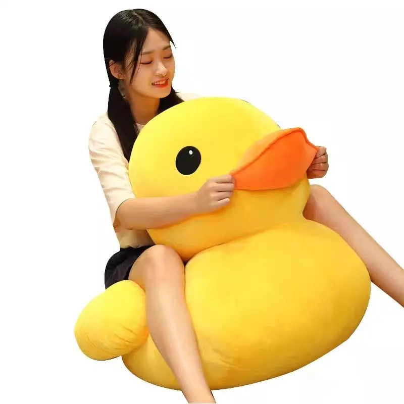 Kawaii anka gosedjur i gul och söt tecknad stil, mjuk födelsedagspresent för barn 5 Kawaii anka gosedjur i gul och söt tecknad stil, mjuk födelsedagspresent för barn - Bild 5