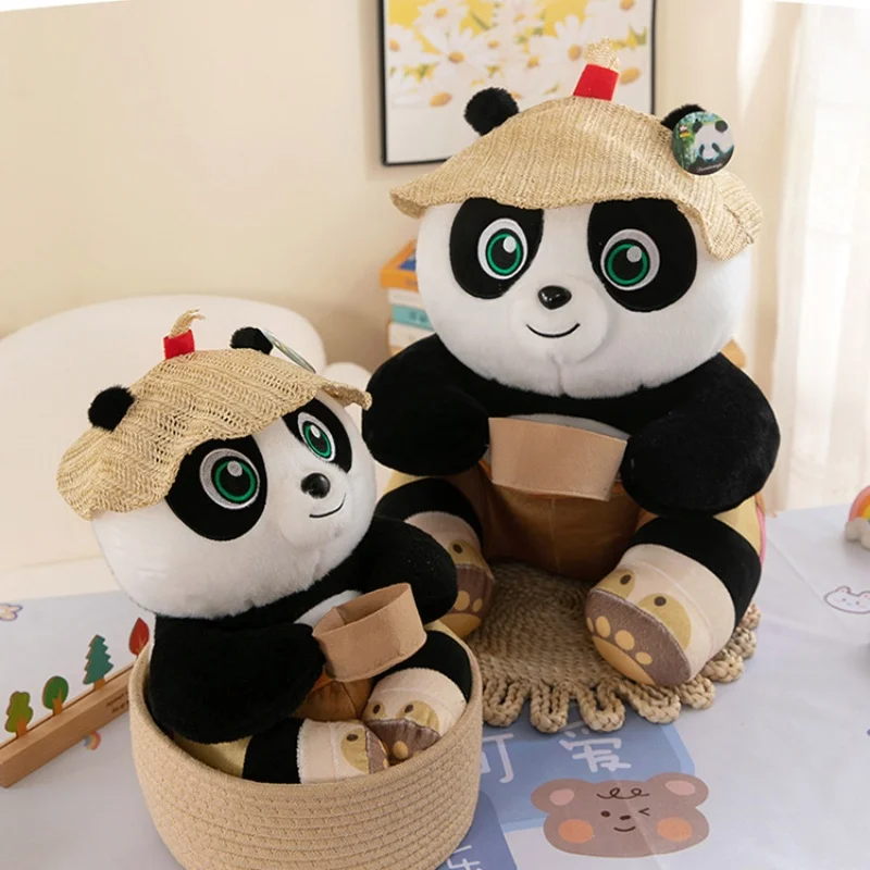 Ett panda gosedjur med Po i kinesiskt kung fu-tema, söt kramkudde för läggdags 5 Ett panda gosedjur med Po i kinesiskt kung fu-tema, söt kramkudde för läggdags - Bild 5