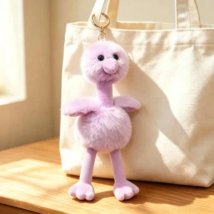 Söt och fluffig strutsfigur 20 cm som ryggsäcks- och väskhänge, dekoration för skrivbord 27 Söt och fluffig strutsfigur 20 cm som ryggsäcks- och väskhänge, dekoration för skrivbord