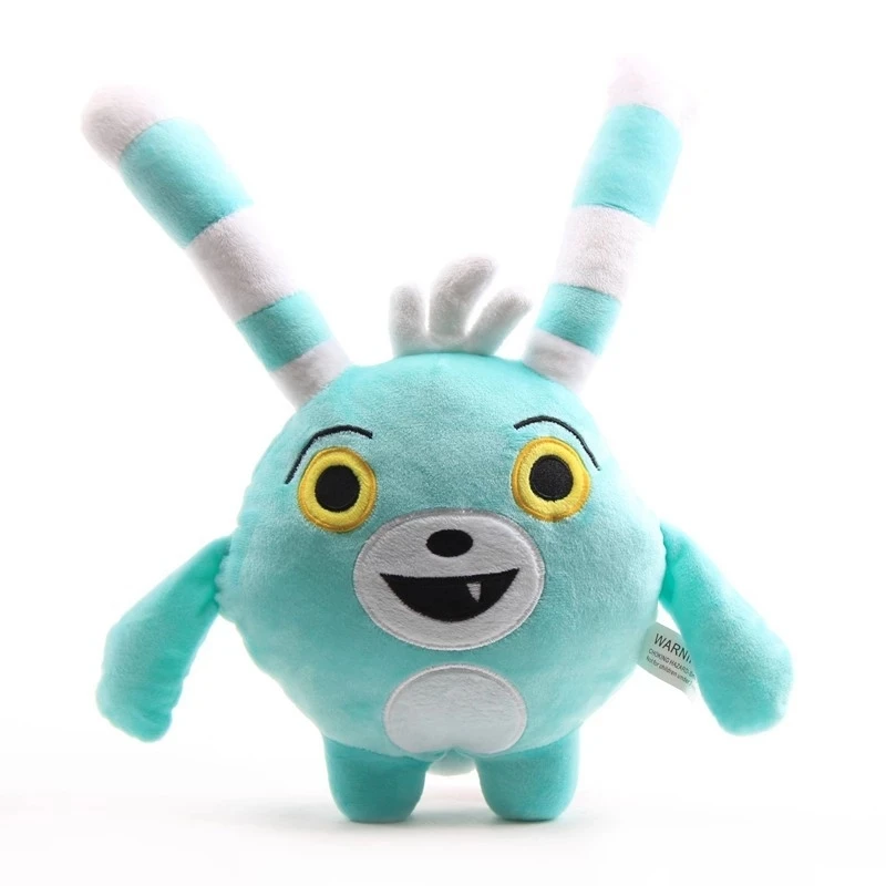 Kanin gosedjur, Blue och anime, abby hatcher bozzly animerad, 30 cm 18 Visa den turkosa kaninfiguren framifrån mot vit bakgrund.