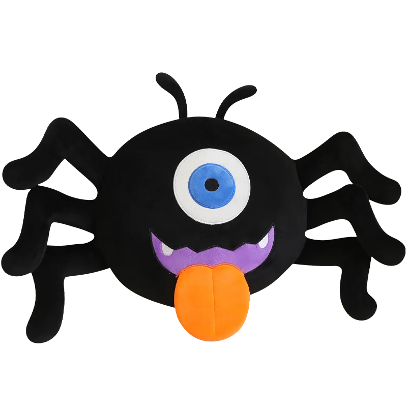 Ett enögt svart kawaii spider gosedjur för skämt, barnkalas och dekoration, 25–30 cm 7 Ett enögt svart kawaii spider gosedjur för skämt, barnkalas och dekoration, 25–30 cm - Bild 7