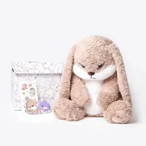 Kanin gosedjur, Angry expression och Long ears, långa öron mjuk form, 30–42 cm 8 Kanin gosedjur, Angry expression och Long ears, långa öron mjuk form, 30–42 cm