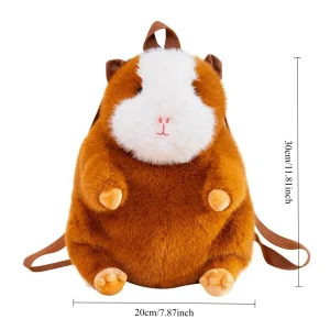 Söt tecknad marsvinsryggsäck i kawaii-stil för elever och kvinnor, även som handväska 9 Söt tecknad marsvinsryggsäck i kawaii-stil för elever och kvinnor, även som handväska